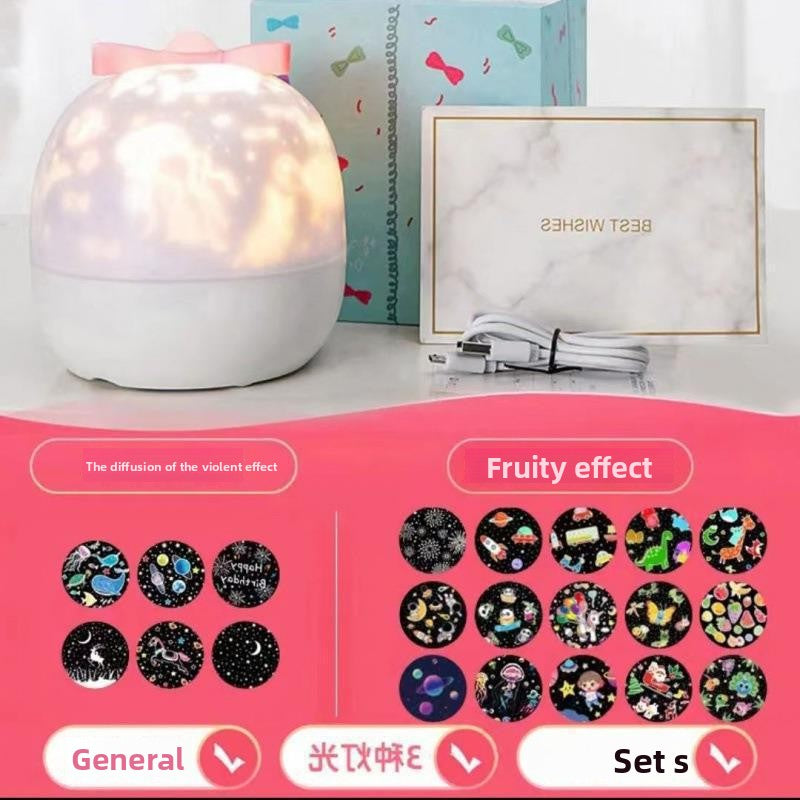 Rechargeable Bluetooth Star Projector Night Light with Remote Control