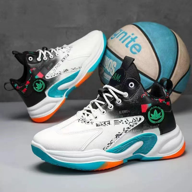 Breathable sports shoes for teenagers and men's foreign trade shoes