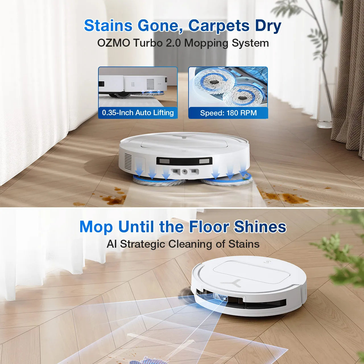 Robot Vacuum Cleaner — Smart 2-in-1 Mop & Vacuum