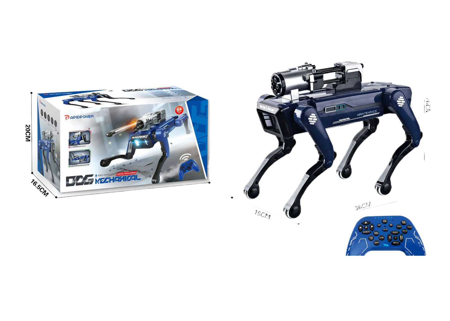 Electric children's intelligent mechanical dog toys