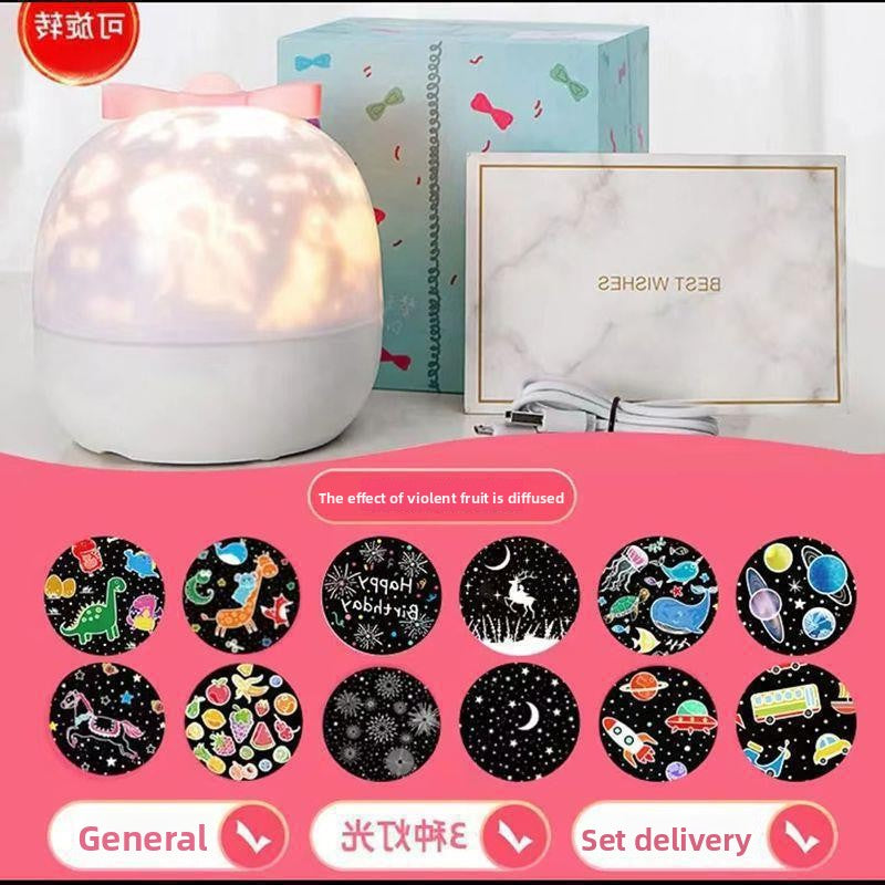 Rechargeable Bluetooth Star Projector Night Light with Remote Control