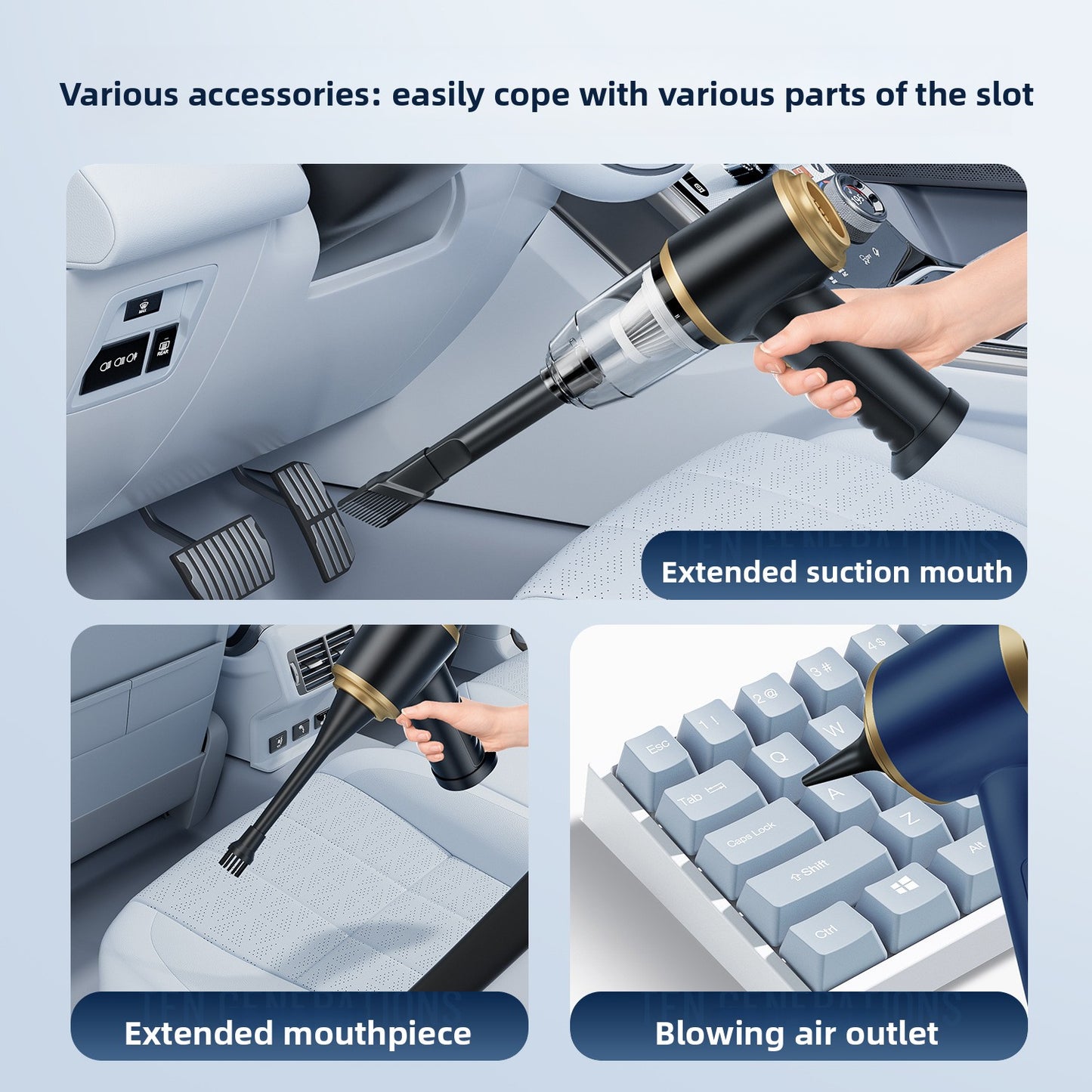 Wireless portable vacuum cleaner