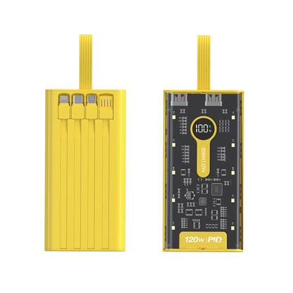 Super Fast Charging Transparent 20000 mah power bank