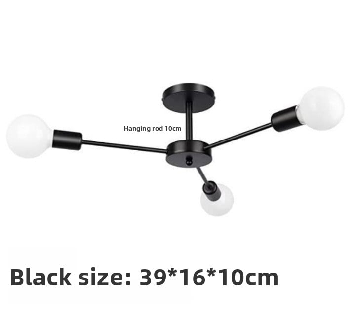 Cross-border Hot Sale Light Luxury Nordic Living Room Lamp Ceiling Lamp Modern Simple Atmospheric Bedroom Lighting Restaurant Art Lamps