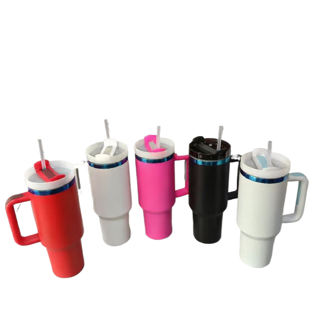 40oz Ion-Plated Tumbler ? 304 Stainless Steel Insulated Cup with Straw for Car & Outdoor Use