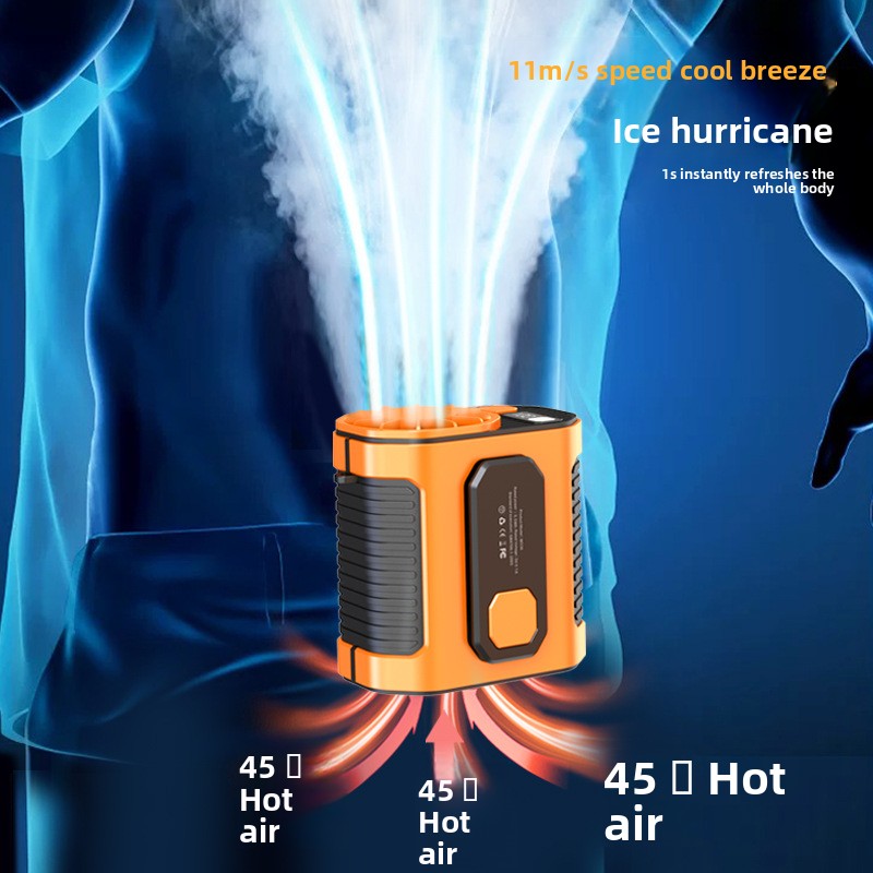 Portable USB Waist Fan with 100 Speed Levels