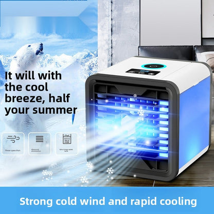 Household mini air conditioner, cooling and moisture-retaining air cooler