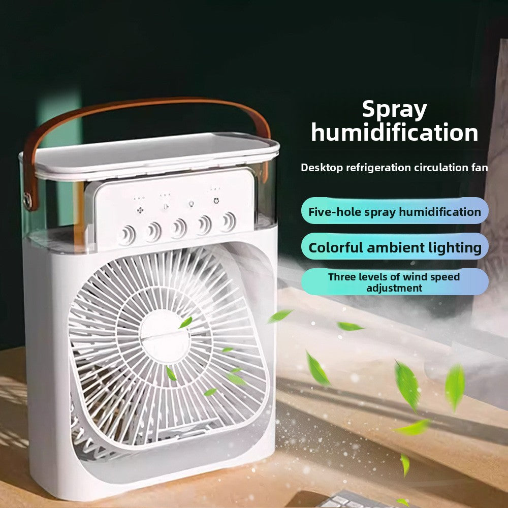 Five-hole spray fan