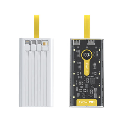 Super Fast Charging Transparent 20000 mah power bank