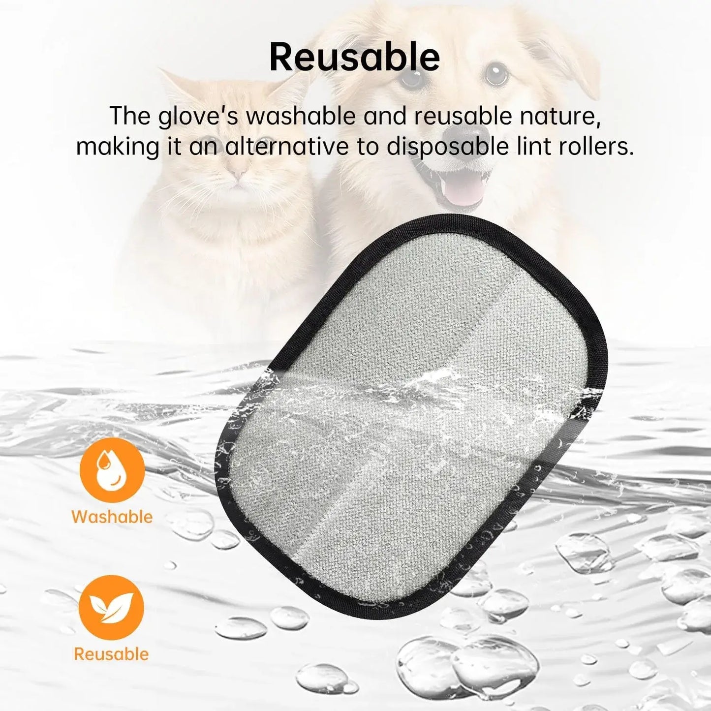 (Free Today) FurZap™ PRO: Electrostatic Pet Hair Remover Glove