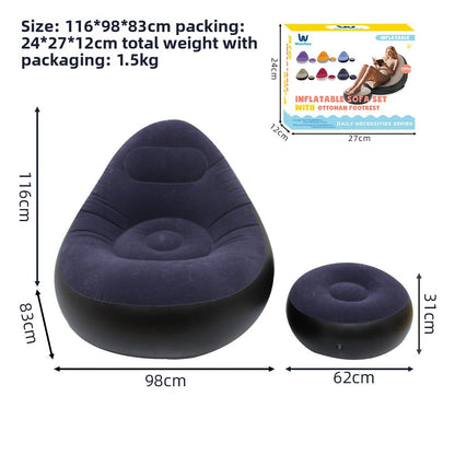 Portable Inflatable Sofa for Camping, Beach, and Indoor Use