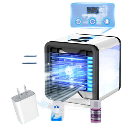 Household mini air conditioner, cooling and moisture-retaining air cooler