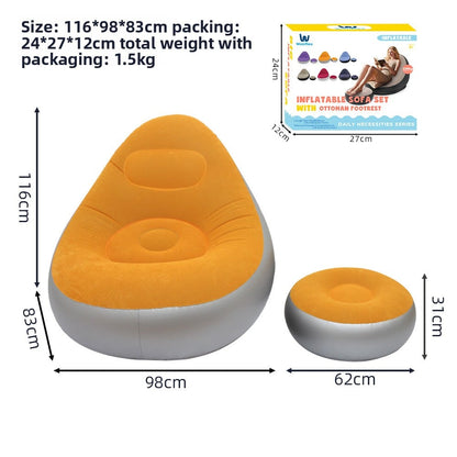 Portable Inflatable Sofa for Camping, Beach, and Indoor Use