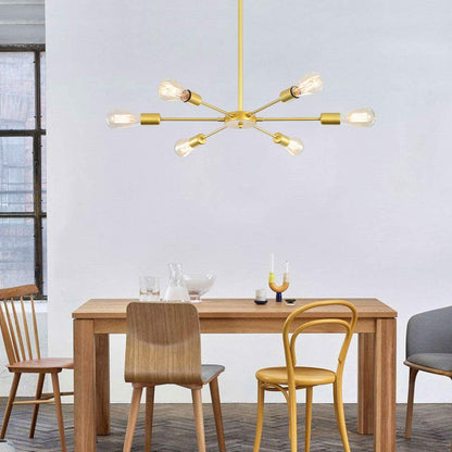 Cross-border Hot Sale Light Luxury Nordic Living Room Lamp Ceiling Lamp Modern Simple Atmospheric Bedroom Lighting Restaurant Art Lamps