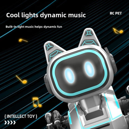 Remote-controlled eight-wheel stunt robot dog